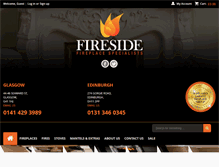 Tablet Screenshot of firesidefireplaces.co.uk